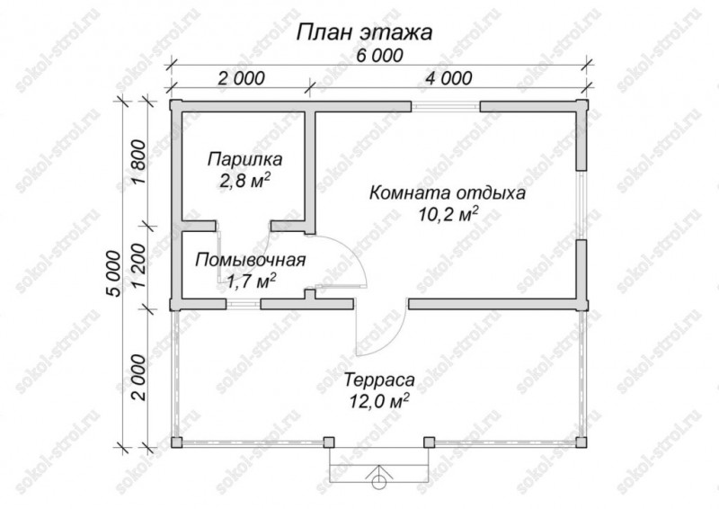 Баня из бруса 5х6 «ББ-25» Баня из бруса 5х6 «ББ-25»