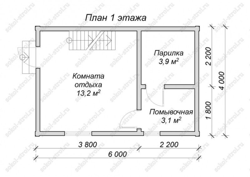 Баня из бруса 6х4 «ББ-28» Баня из бруса 6х4 «ББ-28»
