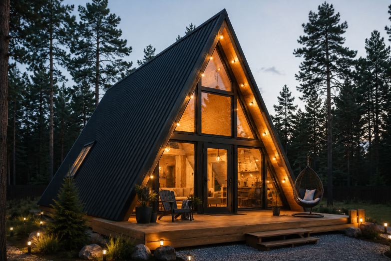 A-frame дом